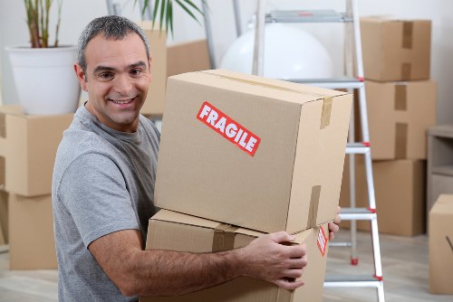 Commercial removal van service for an office relocation