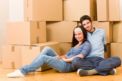 Careful handling of furniture during a Hampton Hill home move