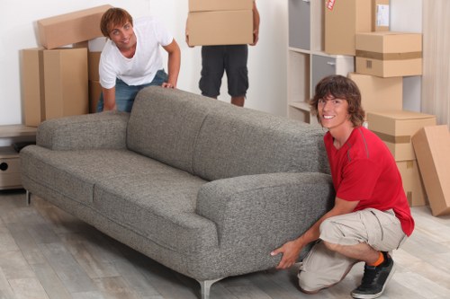 Packing and organising office furniture for relocation services
